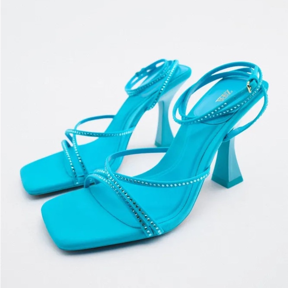 ZARA- RHINESTONE HEELS